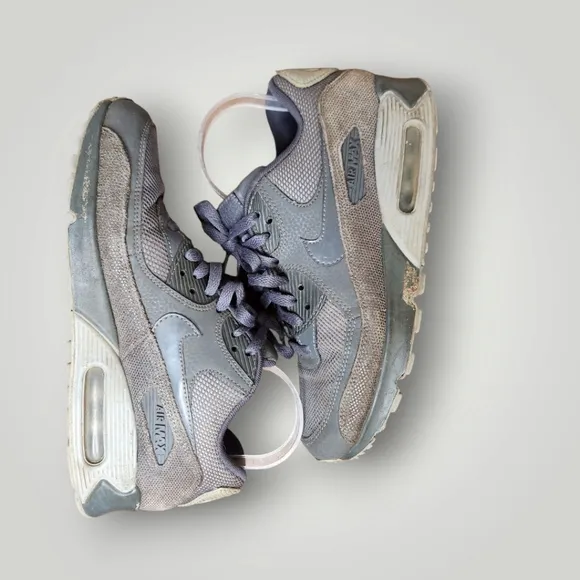 Nike Air Max Nike Air Max 90 Premium Dark Gray Sneakers Shoes 443817-004 8.5