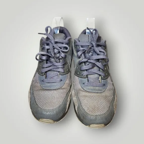 Nike Air Max Nike Air Max 90 Premium Dark Gray Sneakers Shoes 443817-004 8.5