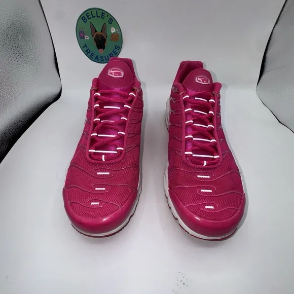 Nike Air Max Plus Womens Size 9.5 Hot Pink Athletic Running Shoes Sneakers RARE
