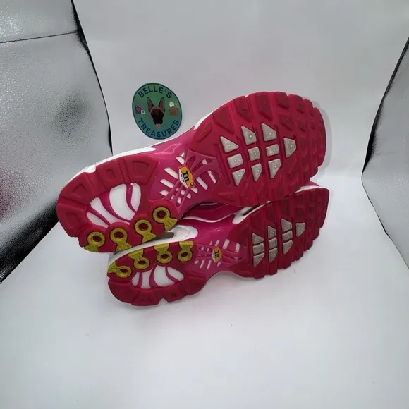 Nike Air Max Plus Womens Size 9.5 Hot Pink Athletic Running Shoes Sneakers RARE