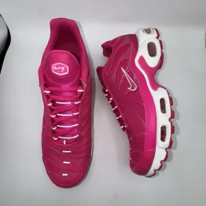 Nike Air Max Plus Womens Size 9.5 Hot Pink Athletic Running Shoes Sneakers RARE