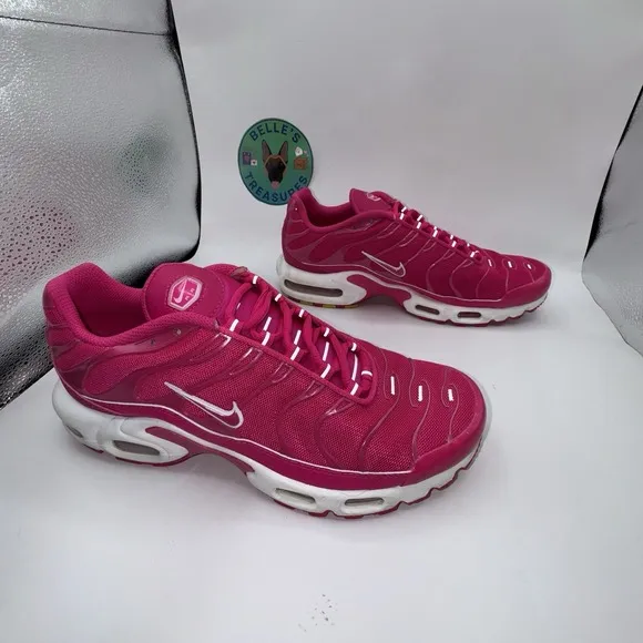 Nike Air Max Plus Womens Size 9.5 Hot Pink Athletic Running Shoes Sneakers RARE