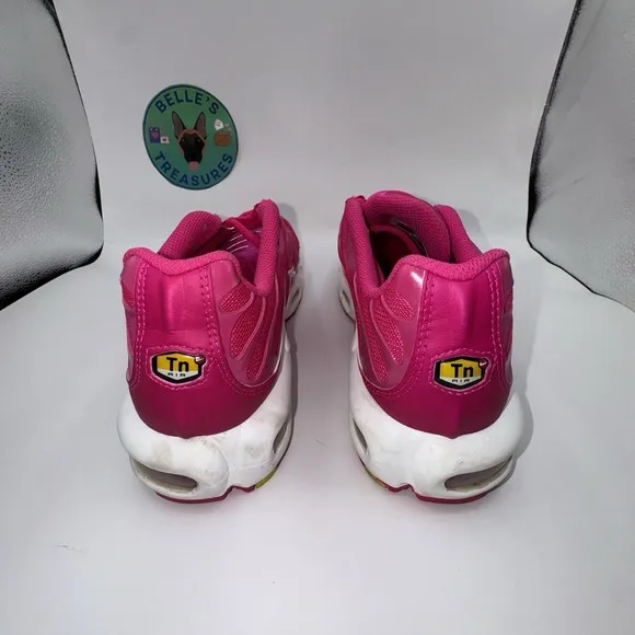 Nike Air Max Plus Womens Size 9.5 Hot Pink Athletic Running Shoes Sneakers RARE