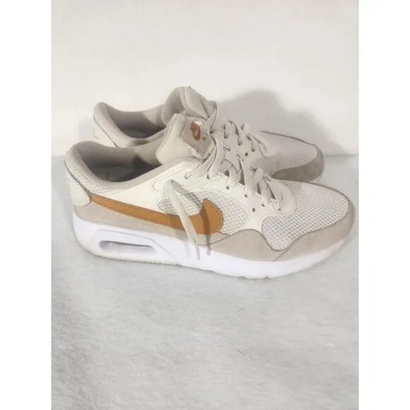 NIKE Air Max SC Phantom/Gold Suede-Sanddrift Women’s Size 9.5 CW4554 004