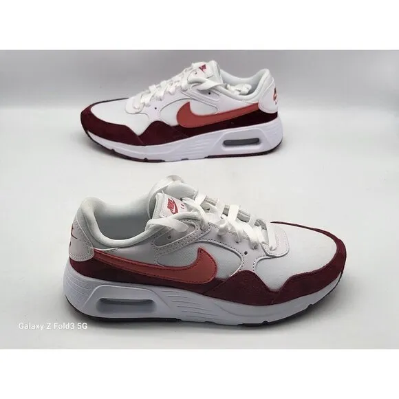 Nike Air Max SC Womens Shoes Sneakers FJ3242 100 Size 6 White Red