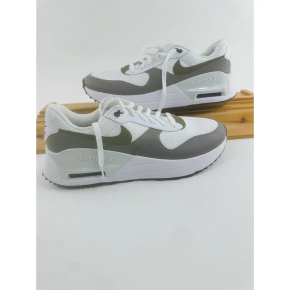 Nike Air Max SYSTEM Athletic Shoes Sneakers White and Grey (UNISEX)