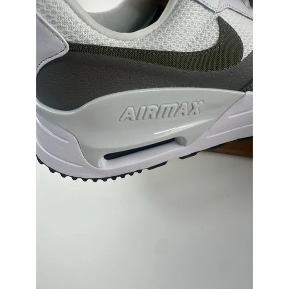 Nike Air Max SYSTEM Athletic Shoes Sneakers White and Grey (UNISEX)