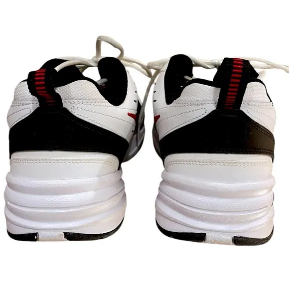 Nike Air Monarch IV 4E Black Red White 415445-101 Sz 13 Men's Comfort Trainers
