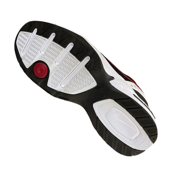 Nike Air Monarch IV 4E Black Red White 415445-101 Sz 13 Men's Comfort Trainers