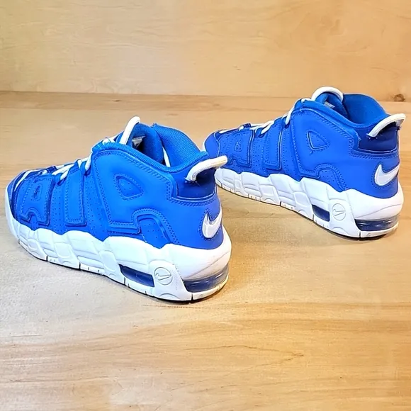 Nike Air More Uptempo GS Blue Sneakers Size 5.5Y/7 Womens DM1023-400