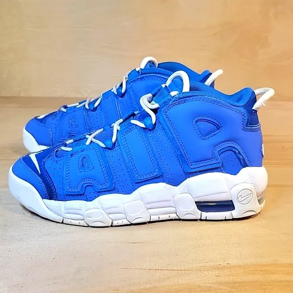 Nike Air More Uptempo GS Blue Sneakers Size 5.5Y/7 Womens DM1023-400