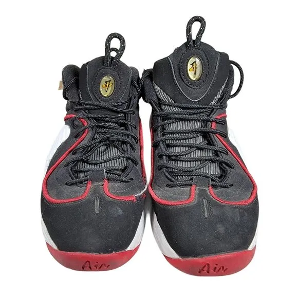 Nike Air Penny II Miami Heat Kids Black White Red