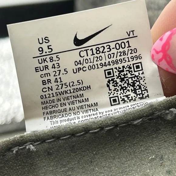 Nike Air Vapormax 2020 Flyknit Shoes Mens Sz 9.5‎ Oreo CT1823-001 Lock Release