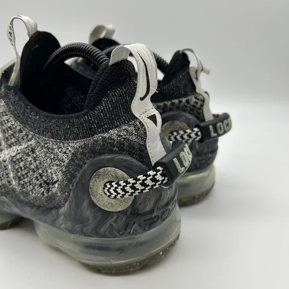 Nike Air Vapormax 2020 Flyknit Shoes Mens Sz 9.5‎ Oreo CT1823-001 Lock Release