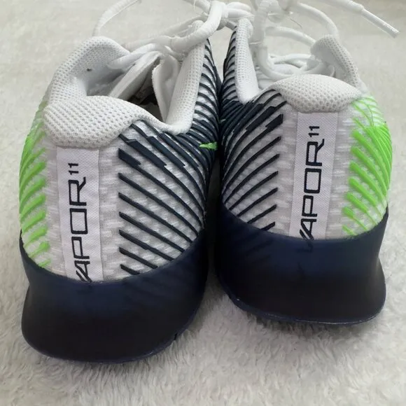 Nike Air Zoom Vapor 11 Tennis Shoes White/Green Size 6 Men  Performance no box