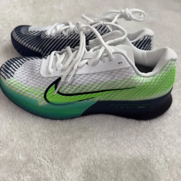 Nike Air Zoom Vapor 11 Tennis Shoes White/Green Size 6 Men  Performance no box