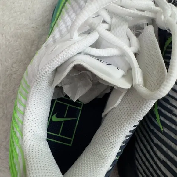 Nike Air Zoom Vapor 11 Tennis Shoes White/Green Size 6 Men  Performance no box
