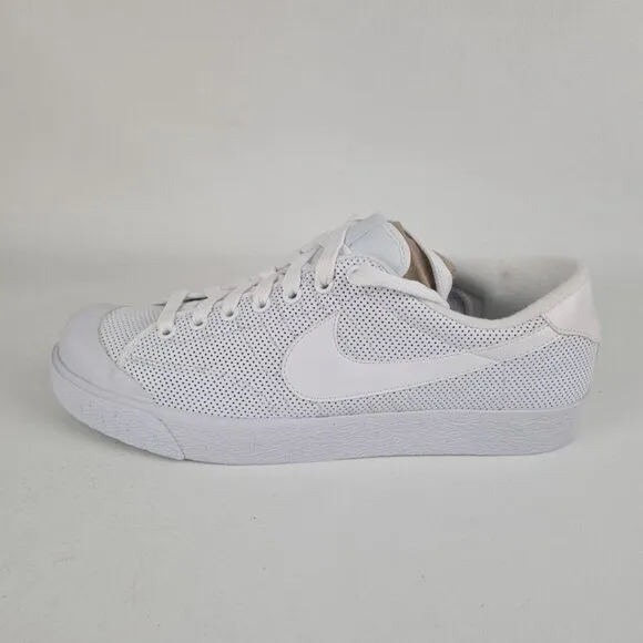 Nike All Court Low Leather Sneakers Casual Men Shoes White
