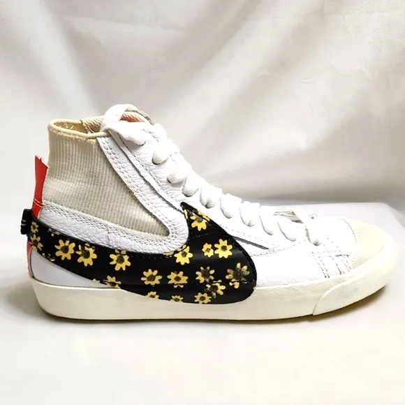 Nike Blazer '77 Jumbo Mid Sunflower Floral Hightop sneakers (m size 9)