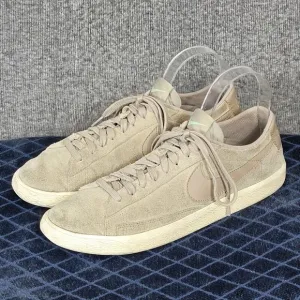 Nike Blazer Low Khaki Fresh Mint Shoes Mens 9.5 Suede Sneakers Style 371760-208