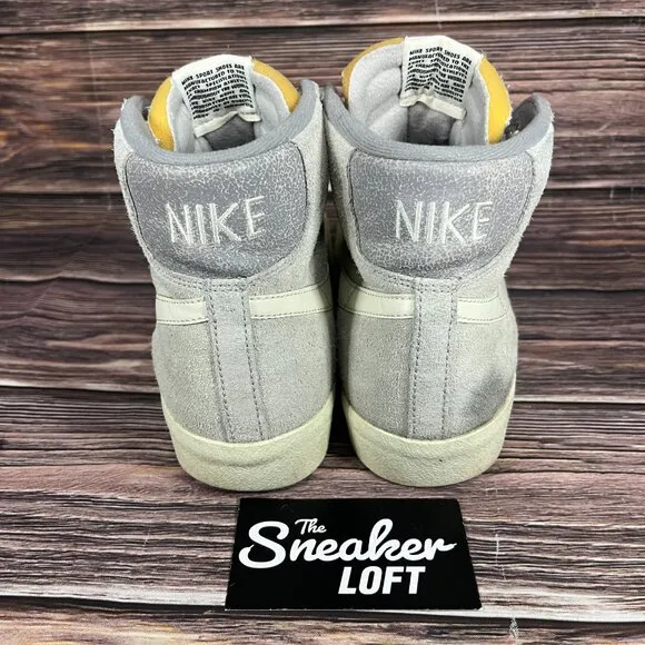 Nike Blazer Mid '77 Premium Men's Mid Gray High Top Casual Shoes