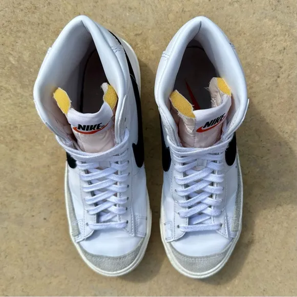 Nike Blazer Mid 77 White And Black - Size 6.5 Women’s