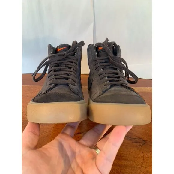 Nike Blazer Size 9.5 Men Mid 77 Suede Velvet Brown Gum Sneakers New