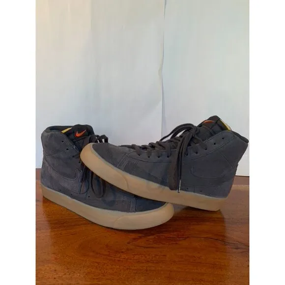Nike Blazer Size 9.5 Men Mid 77 Suede Velvet Brown Gum Sneakers New