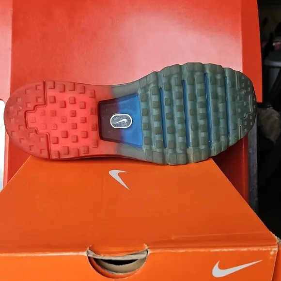 Nike Blue and Red Athletic Shoes