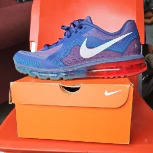 Nike Blue and Red Athletic Shoes