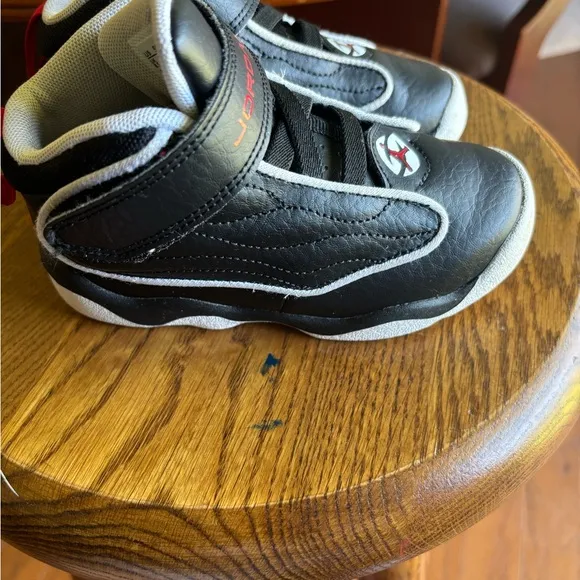 Nike Boys Air Jordan Pro Strong DC7910-062 Black Basketball Shoes Sneakers 9C