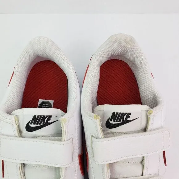 Nike Cortez Basic SL PSV Youth Size 3Y White Varsity Red Sneaker Shoes 904767-10