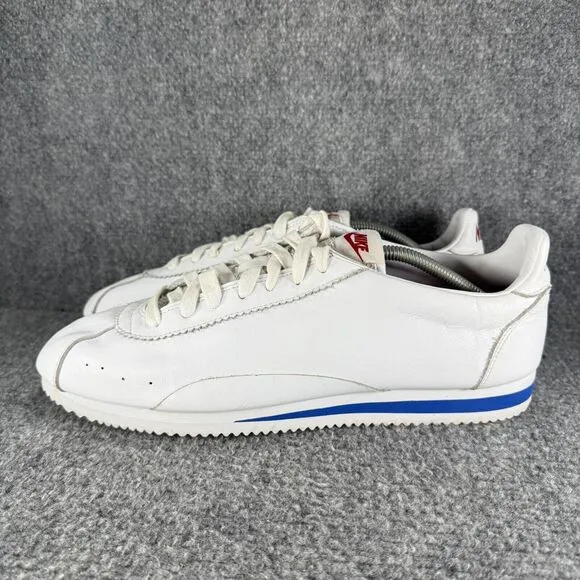Nike Cortez Swooshless Mens 13 Shoes White Leather neakers No Swoosh Gump
