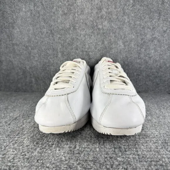 Nike Cortez Swooshless Mens 13 Shoes White Leather neakers No Swoosh Gump