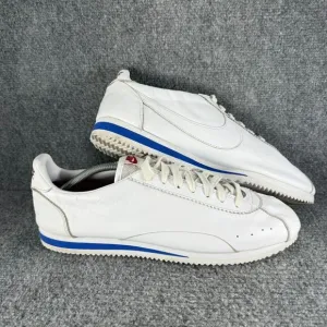 Nike Cortez Swooshless Mens 13 Shoes White Leather neakers No Swoosh Gump