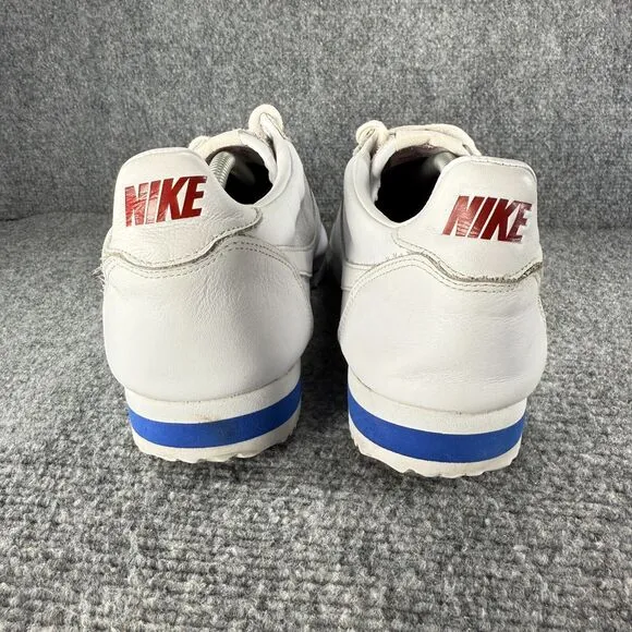 Nike Cortez Swooshless Mens 13 Shoes White Leather neakers No Swoosh Gump