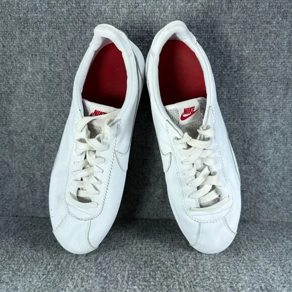 Nike Cortez Swooshless Mens 13 Shoes White Leather neakers No Swoosh Gump