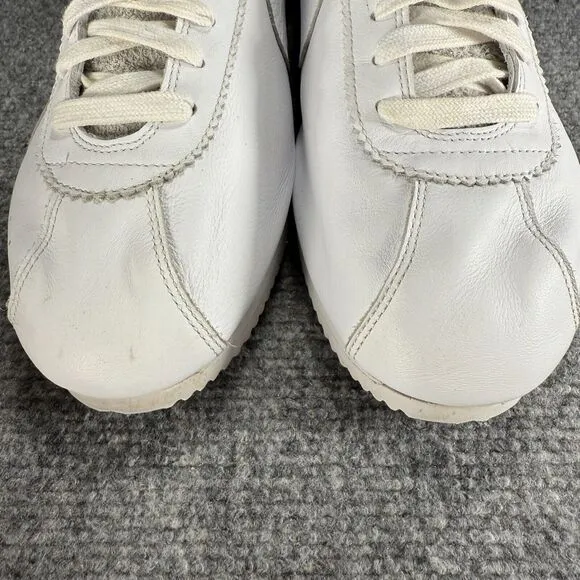 Nike Cortez Swooshless Mens 13 Shoes White Leather neakers No Swoosh Gump
