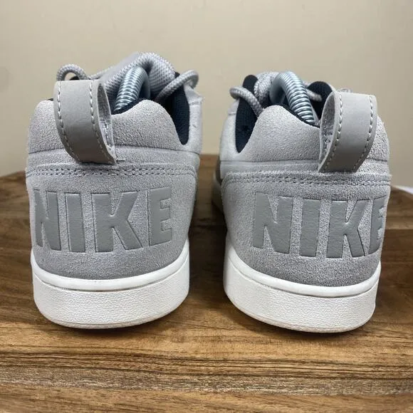 Nike Court Borough Premium Low Cobblestone Mens Gray Size 8.5 Low top shoes