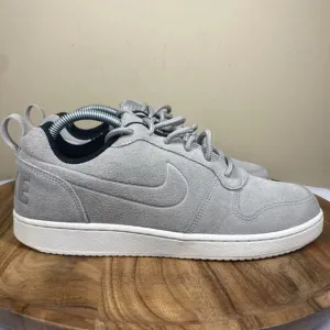 Nike Court Borough Premium Low Cobblestone Mens Gray Size 8.5 Low top shoes