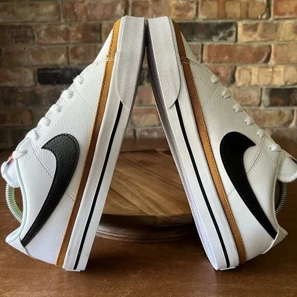 Nike Court Legacy Next Nature Women's 10 Shoes Sneakers White Desert Ochre