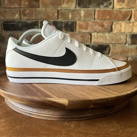 Nike Court Legacy Next Nature Women's 10 Shoes Sneakers White Desert Ochre