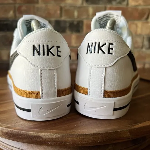 Nike Court Legacy Next Nature Women's 10 Shoes Sneakers White Desert Ochre