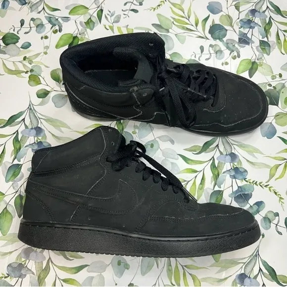 Nike Court Vision Mid Top Suede Sneakers 8