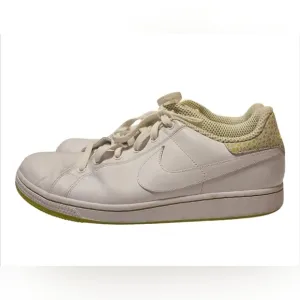 Nike Court White Highlighter Green Tennis Shoes Size 11