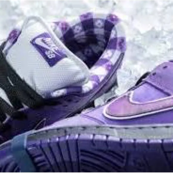 Nike Deep Purple Low-Top Sneakers