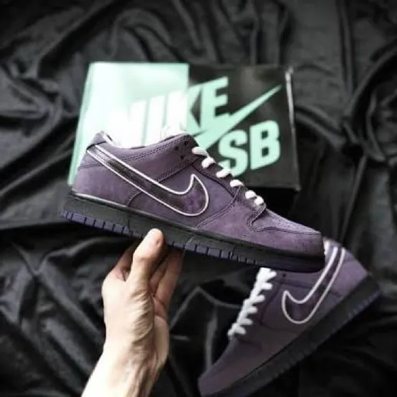 Nike Deep Purple Low-Top Sneakers
