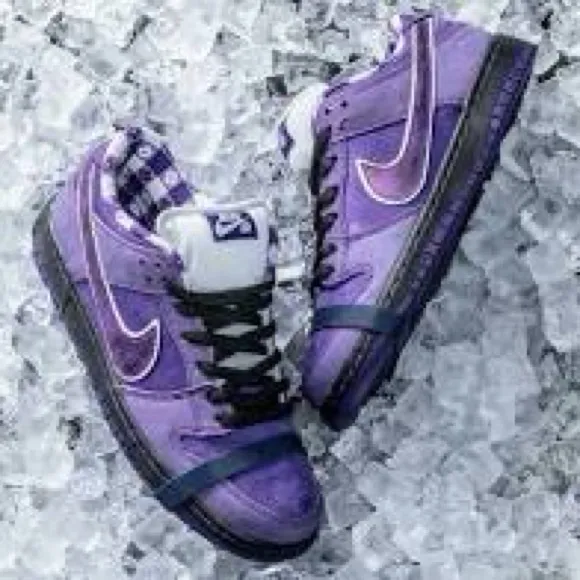 Nike Deep Purple Low-Top Sneakers