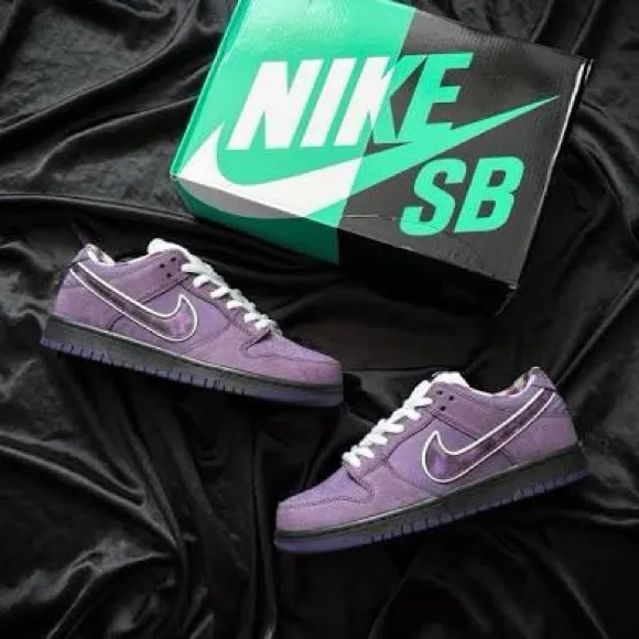Nike Deep Purple Low-Top Sneakers