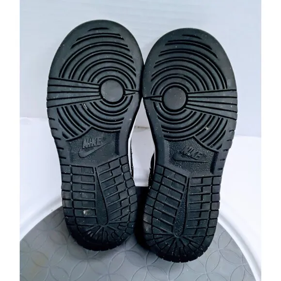 Nike Dunk Low Toddler Shoes Size 8C Black &amp; White